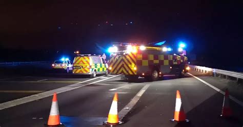 A12 Traffic Police Close Road Near Chelmsford After Serious Two Car Crash Essex Live