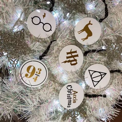 Esferas De Navidad Harry Potter Kit 6pz 10cm Envío gratis