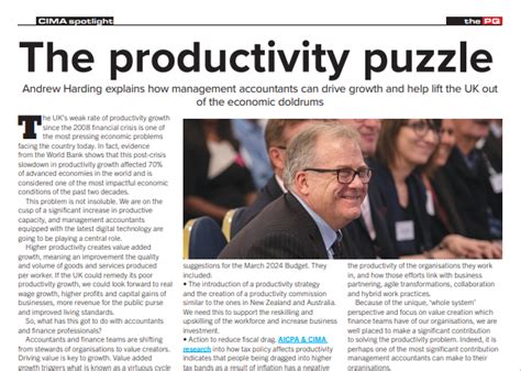 Solving The Productivity Puzzle PQ Magazine