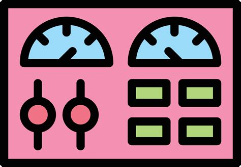 Control Panel Vector Icon Design Illustration 21713403 Vector Art At