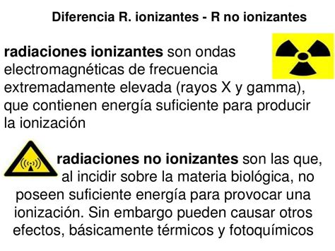 Radiaciones No Ionizantes