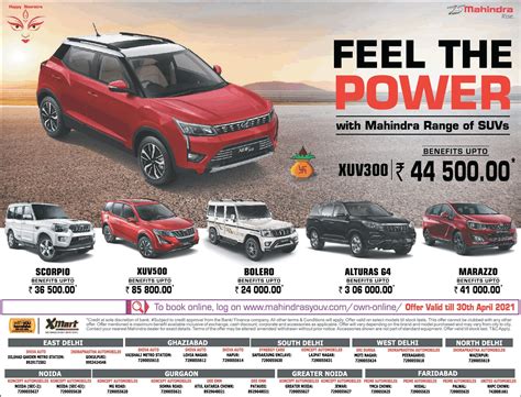 Mahindra Scorpio Xuv Bolero Alturas G Marazzo Feel The Power Ad