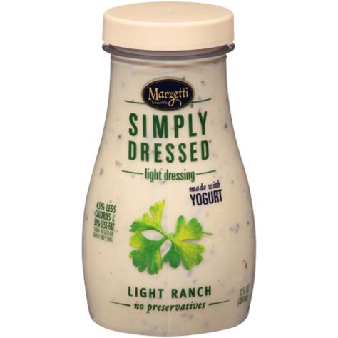 Marzetti Simply Dressed Light Ranch Dressing Fl Oz Fred Meyer