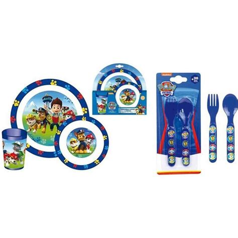 Bebeboutik Ensemble repas lunch 3 pièces et 2 couverts Disney Pat