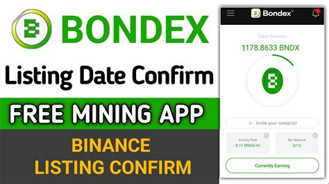 Bondex Mining App Listing Date Confirm Bondex Origin Kyc Bondex