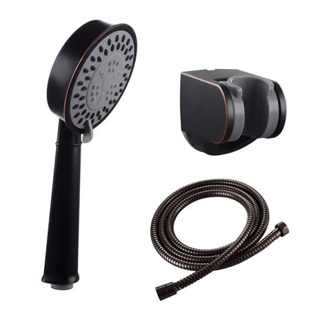 Oil Rubbed Bronze Bathroom Three Function Handheld Shower Head with 1 ...