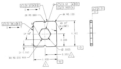 Primary Datum Material Modified Drafting Standards Gdandt 51 Off