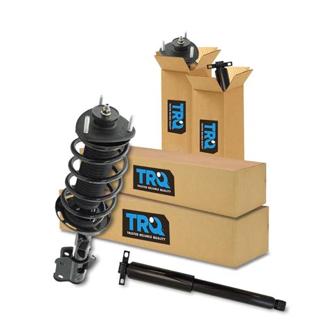 TRQ Front And Rear Complete Strut Assembly Shock Absorber Kit