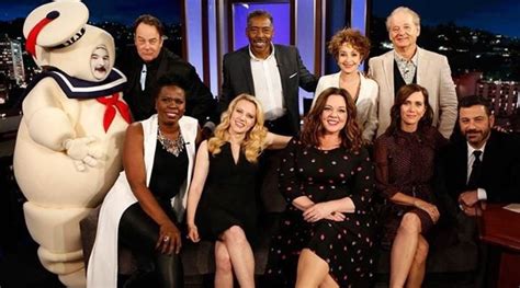 Old And New Ghostbusters Cast Come Together For Photo Hollywood News