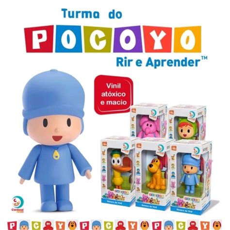 Turma Pocoyo Brinquedo Bebe Pocoyo Nina Loula Pato Elly Sonequita Fred