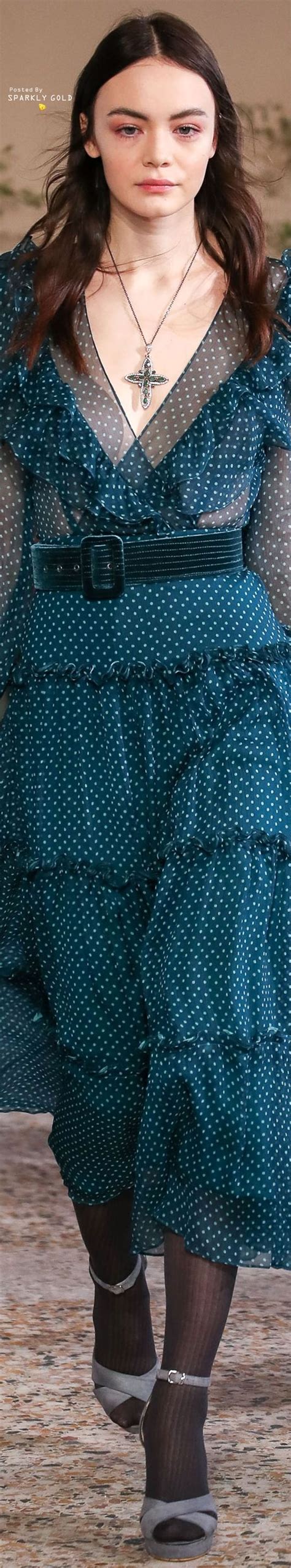 Luisa Beccaria Fall Rtw Luisa Beccaria Fashion Polka Dots Fashion