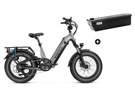 20 Fat Tire Ebike Suv Full Suspension Space Gray With A Second 20ah Battery Magicycle Bike