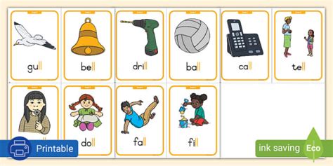 Grade Phonics Ll Flashcards Teacher Made Twinkl