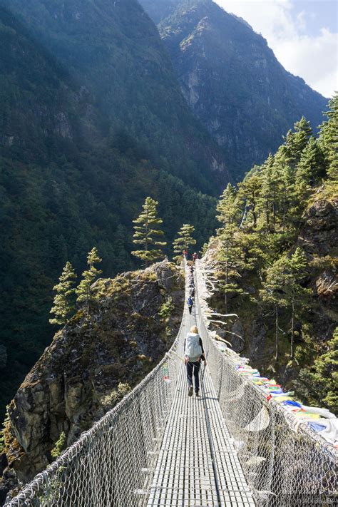 Dudh Koshi Bridge : Khumbu, Nepal : Mountain Photography by Jack Brauer