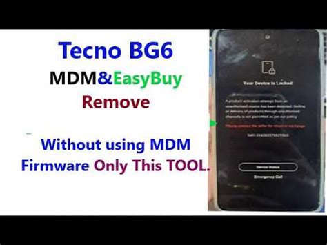 New How To Remove Mdm Or Easybuy On Tecno Pop Bg With Joust This