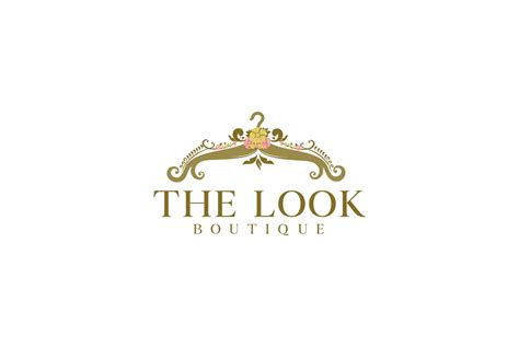 Feminine Upmarket Apparel Store Logo Design For The Look Boutique By