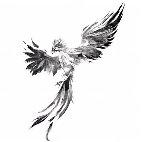 Phoenix Tattoo Stencil Printable Calendars At A Glance