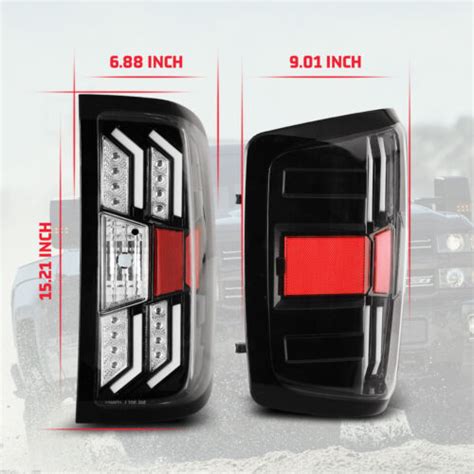 Luces Traseras LED Para 2014 2018 Chevy Silverado 1500 2500 3500 HD