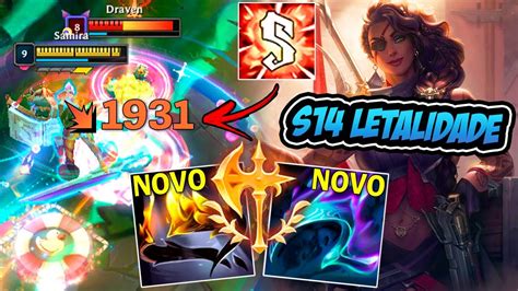 A NOVA SAMIRA FULL LETALIDADE DA SEASON 14 TÁ MUITO FORTE LEAGUE