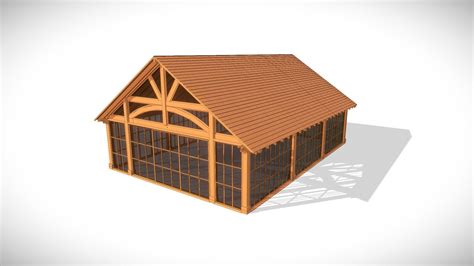 Custom Pavilion 3d Model By Forever Redwood Engineering Team 2a2e977