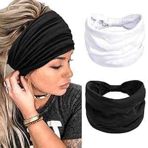 Haarband Damen Extra Breit Stirnband Boho Haarb Nder Yoga Knot