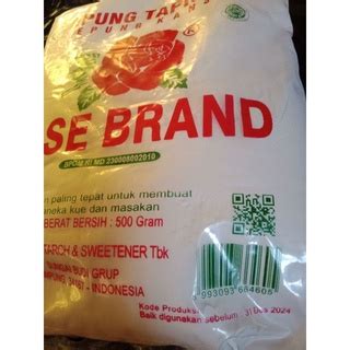 Jual Tepung Tapioka Kanji Merk Rose Brand Kemasan Gram Pcs