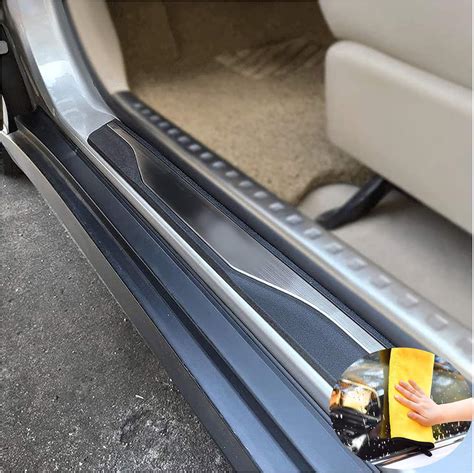 Pcs Stainless Steel Car Door Sill Protector For Seat Ibiza