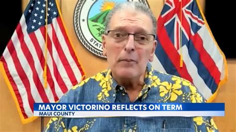 It Was The Greatest Honor Maui Mayor Looks Back At Time In Office