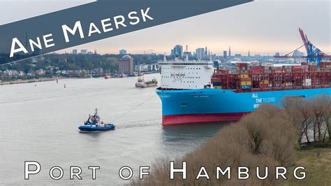 Ane Maersk L Uft Aus Dem Hamburger Hafen Aus Youtube