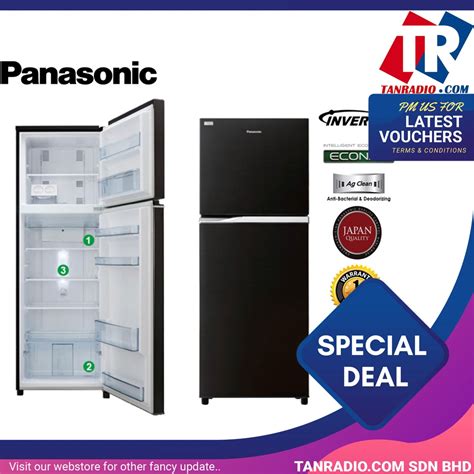 Panasonic Econavi Inverter Fridge Nr Bl Pk L Shopee Malaysia