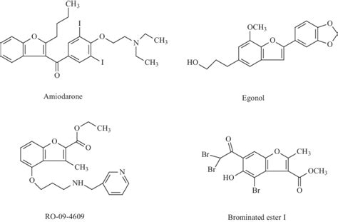 Benzofuran derivatives with antifungal activity. | Download Scientific ...