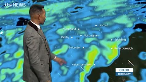 East Midlands Weather Heavy Rain Spreading In Tonight Some Strong