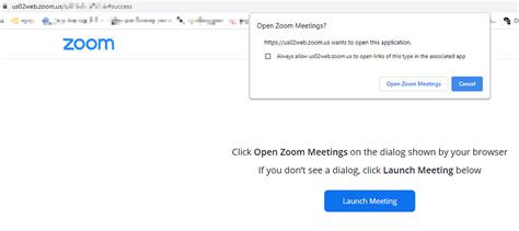 Zoom Meeting Does Not Open Anymore When Started Via Starturl Api And