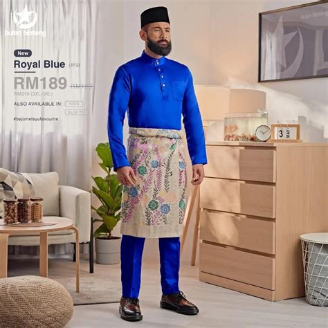 Baju Melayu Bulan Bintang Tailored Fit By Sharnaaz Ahmad Men S Fashion