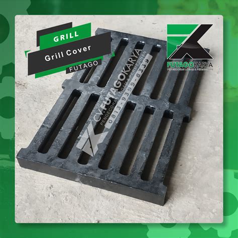 Grill Cover Custom Polos Hitam Futago Karya