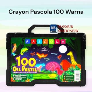 Crayon Pascola 100 Pastel Oil Colors Shopee Malaysia