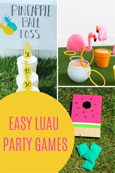 Hawaiian Luau Party Games