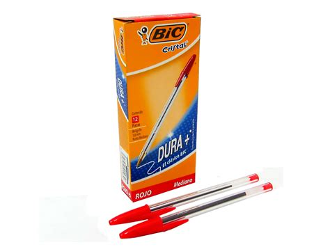 Lapicero Bic Mediano Rojo En