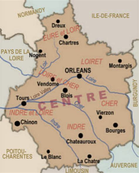 Orleans Map - France