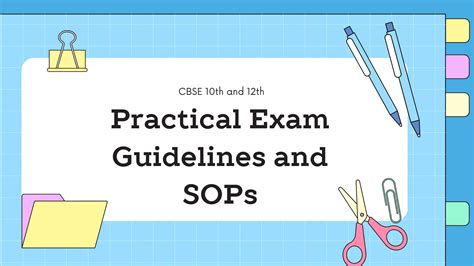 Cbse New Guidelines And Sops For Class 10 And 12 Practical Exams 2024 25