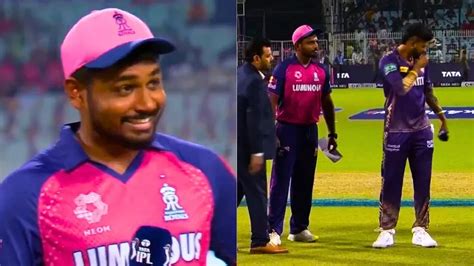 Video Shreyas Iyer Coin Kiss Act At Toss Leaves Sanju Samson Stunned