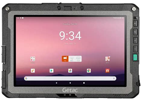 Getac Zx Nfc Inch Fully Rugged Android Tablet User Guide