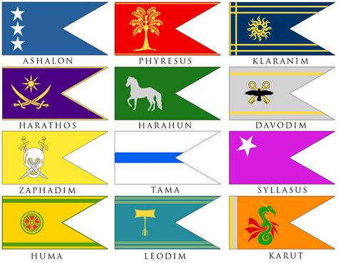 12 Tribes Flags by DWebArt on DeviantArt