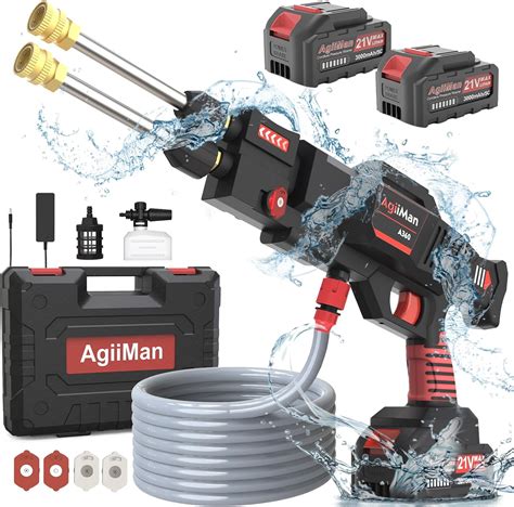 Amazon Agiiman Cordless Pressure Washer V Battery Powered