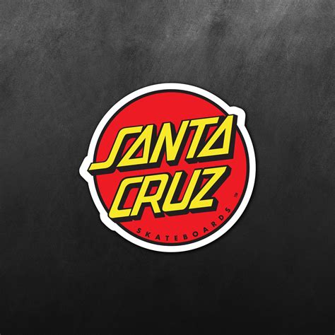 Santa Cruz Logo Sticker Retrobot