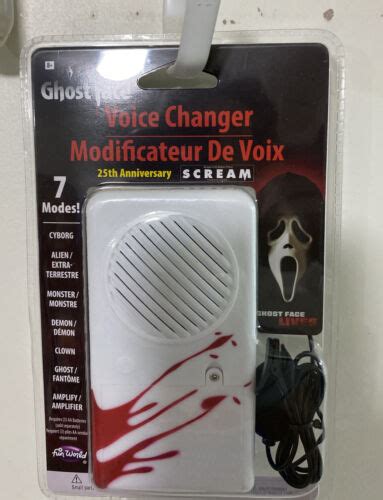 Ghostface Scream 25th Anniversary Voice Changer Mask India Ubuy