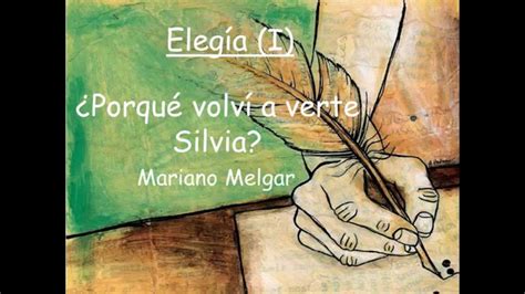 Eleg A I Por Qu Volv A Verte Silvia Mariano Melgar Youtube