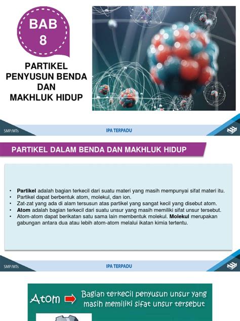 Partikel Penyusun Benda Dan Makhluk Hidup 9d Pdf