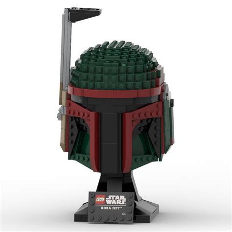 LEGO MOC Boba Fett helmet (Book of Boba Fett version) by Albo.Lego | Rebrickable - Build with LEGO