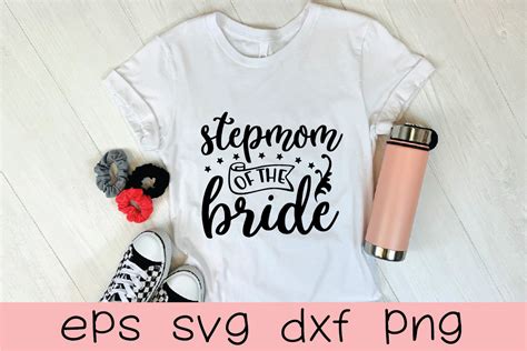 Stepmom Of The Bride Svg Design Graphic By Bdb Graphics · Creative Fabrica